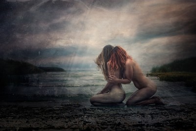 feel the wind / Nude / women,nudeart,digiart,outdoor,emotions,sensual,water