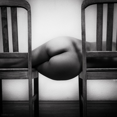 II / Nude / blackandwhite,ass,nude,bodypart,chairs,indoor