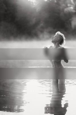 I / Nude / woman,water,nudeart,blackandwhite