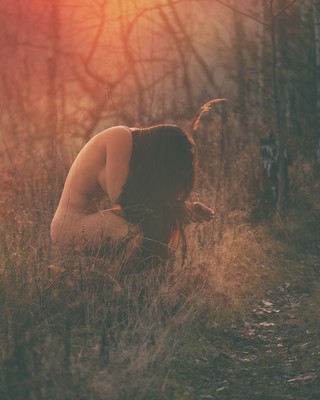 Wenn es Nacht wird im Feuerwald / Nude