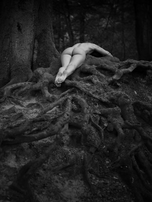 » #4/7 « / Waldgeboren / Blog post by <a href="https://strkng.com/en/model/mahamaya/">Model mahamaya</a> / 2020-10-04 22:19