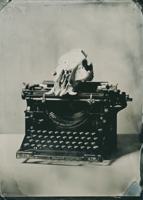 Underwood / Alternative Techniken / wetplate,wetplatecollodion,nassplatte,tintype,5x7,boar,typewriter