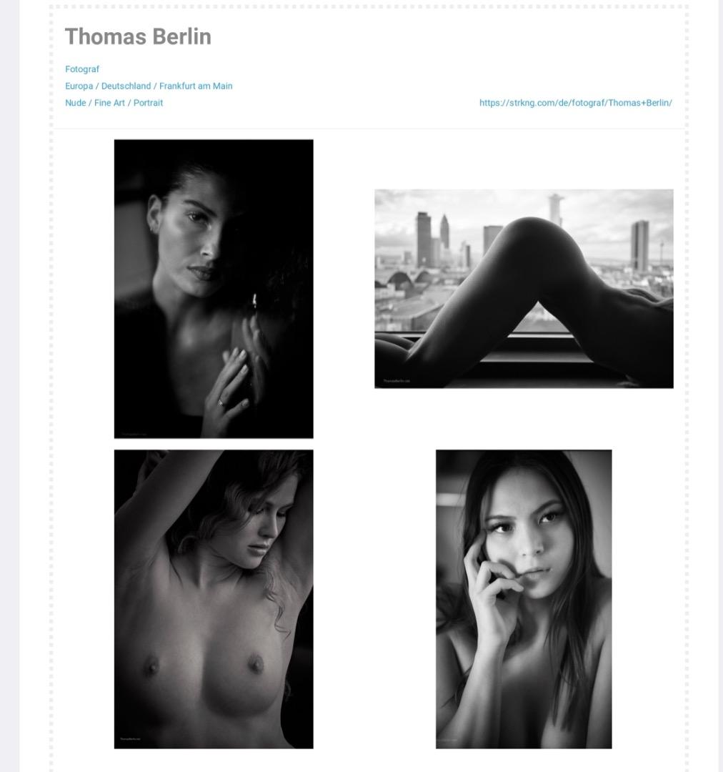 Neues Portfolio: Portraits &amp; Nudes - Blog post by Photographer Thomas Berlin / 2019-04-21 11:36