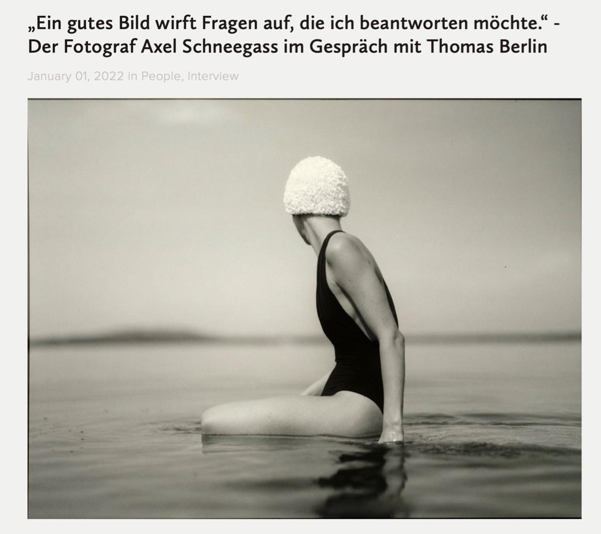 Axel Schneegass im Interview mit Thomas Berlin - Blog post by Photographer Thomas Berlin / 2022-01-17 10:20