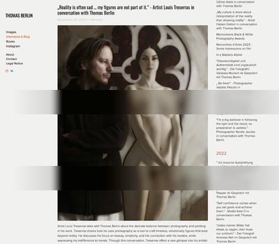 » #2/2 « / Interview with painter / photographer Luis Treserras / Blog post by <a href="https://thomasberlin.strkng.com/en/">Photographer Thomas Berlin</a> / 2024-11-12 17:07