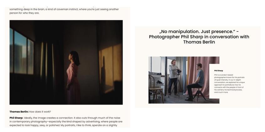 Phil Sharp - Interview &copy; Fotograf Thomas Berlin