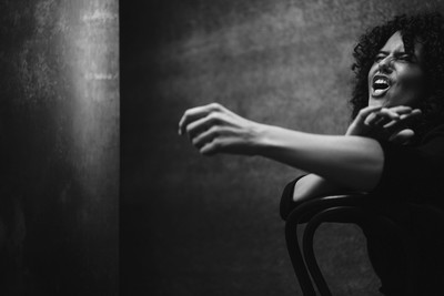 Katrin / Portrait / portrait,schwarz-weiss,blackandwhite,Menschen