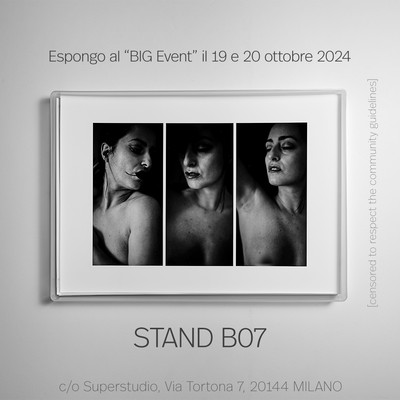 » #5/9 « / Exhibiting in Milan on 19/20 October / Blog post by <a href="https://strkng.com/en/photographer/ugrandolini/">Photographer ugrandolini</a> / 2024-10-17 08:31 / Nude / nude,monochrome,fineart