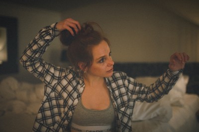 Open your hair / Portrait / hair,redhair,woman,portrait,indoor