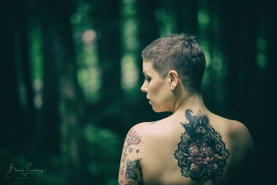 inked / Portrait / inked,outdoor,woman,portrait,availablelight