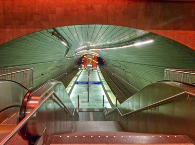 U-Bahnstation Bochum Lohring / Architektur / Bochum,U-Bahn,Station,architektur,architecture,architectural