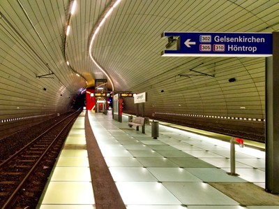 U-Bahnstation Bochum Lohring / Architektur / bochum,u-bahn,station,architektur,architecture,architectural