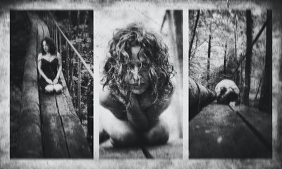 » #8/9 « / Collage / Blog post by <a href="https://strkng.com/en/photographer/sprache+der+seele/">Photographer Sprache der Seele</a> / 2020-01-17 10:45 / Fine Art / schwarzweis,sensual,stille,frau,female,blackandwhite,outdoor,portrait