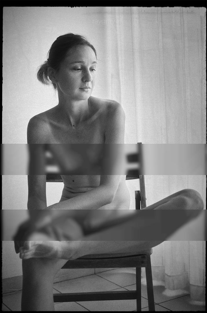 * / Nude / chair,woman,window,naturallight,blackandwhite,portrait