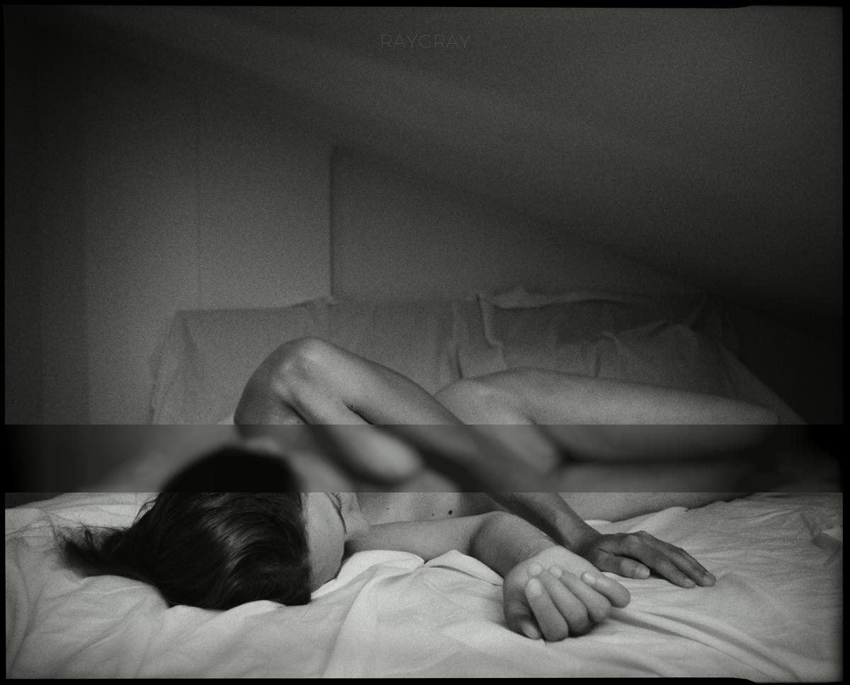 * / Nude / bed,morning,attic,blackandwhite,naturallight