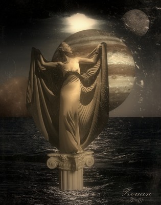 Sea Moonlight / Fine Art / zouankourtis,zouan,vintage,weird,surrealism