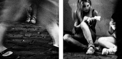 » #1/6 « / Streetphotography mit ISO 6400 / Blog post by <a href="https://strkng.com/en/photographer/roland+vogt/">Photographer Roland Vogt</a> / 2020-10-13 21:16 / Street / Street,blackandwhite,Filmgrain,experimental