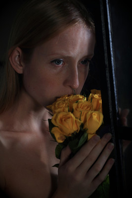 versunken / Stimmungen / flowers,blumen,roses,rosen,fenster,window,stimmungen,emotion,portrait