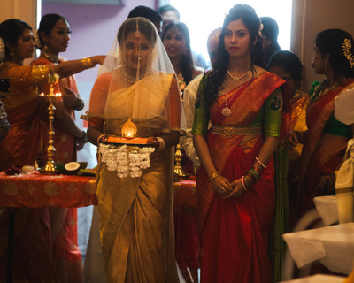 Einmarsch / Hochzeit / hochzeit,bride,braut,zeremonie,tamil