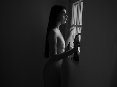 Ausblick / Nude / nude,nackt,schwarz-weiss,stimmungen,akt