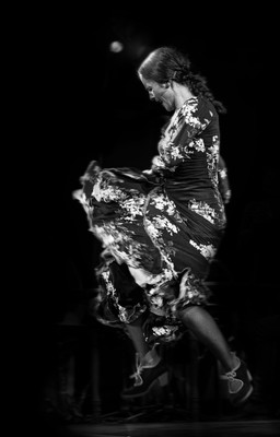» #8/9 « / Arte Flamenco Festival 2022 / Blog post by <a href="https://strkng.com/en/photographer/surman+christophe/">Photographer surman christophe</a> / 2022-07-13 16:17 / Schwarz-weiss