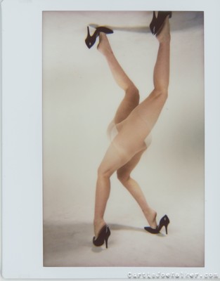 High Heeled Leg Monster / Instant-Film / legs,shoes,instax,instant film,double exposure,lomography,surreal
