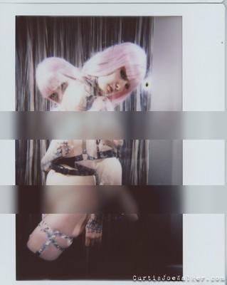 Temptress / Fine Art / nude,double exposure,instax,instant film,naked,erotic,flirt,seduce,expression,mood,sexy,wig,bush,pubic hair