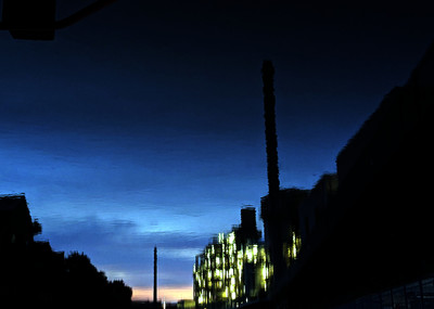 Sculcoates Bridge / Landscapes / reflection,river,sunset,River,Hull,sky