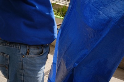 The one to sing the blues / Street / streetphotography,blue,mexico