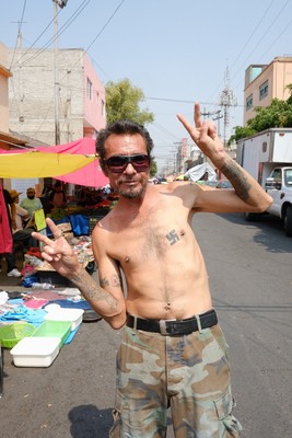 Barrio portrait / Fotojournalismus / portrait,man,tattoo