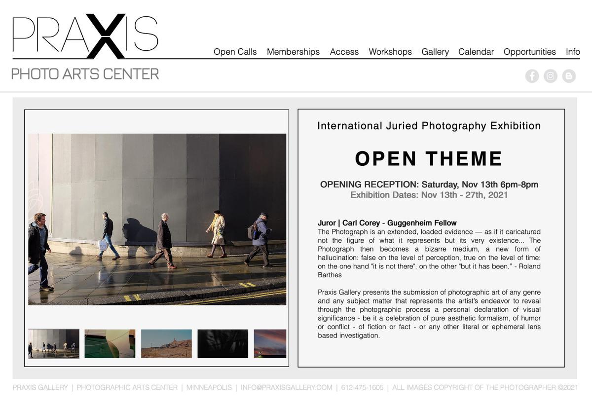 &quot;Open Theme&quot; Praxis Gallery - Blog post by Photographer Streetmax21 / 2021-11-15 16:13