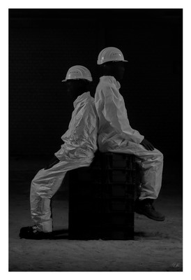 Two workers part 3 / Konzeptionell / monochrome,perspectives,conceptual,minimalistisch