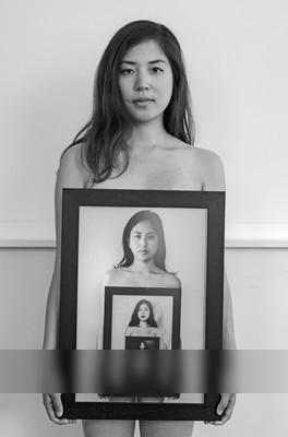 Miki No.4 / Nude / nude,female,Japanese,multiple,blackandwhite