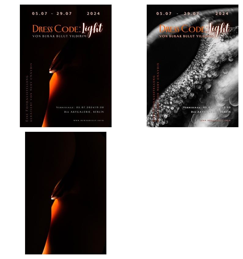 Dress Code: Light! Nude Art Photography Exhibition &copy; Photographer Burak Bulut YILDIRIM