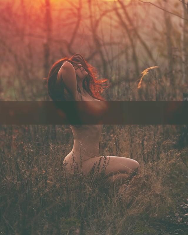Wenn es Nacht wird im Feuerwald / Nude  Fotografie von Fotograf Mario von Oculario ★12 | STRKNG