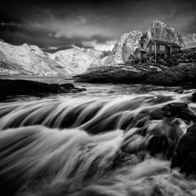 Lofoten flow / Schwarz-weiss  Fotografie von Fotograf felixinden ★10 | STRKNG