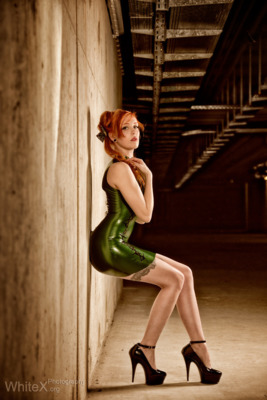 Green Latex / People  photography by Model Alessa Ghoulish ★13 | STRKNG