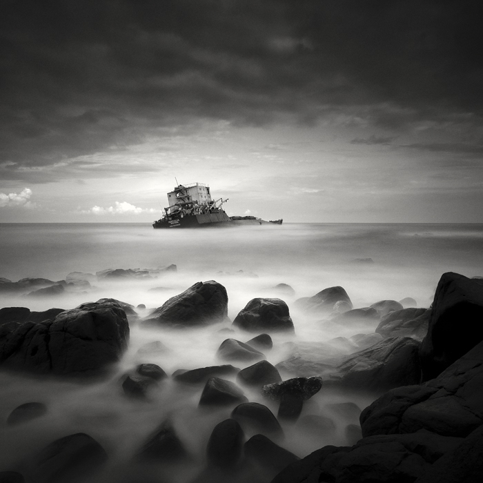 THE DARK BEAUTY SERIES / GHOST SHIP - &copy; Yucel Basoglu | Black and White