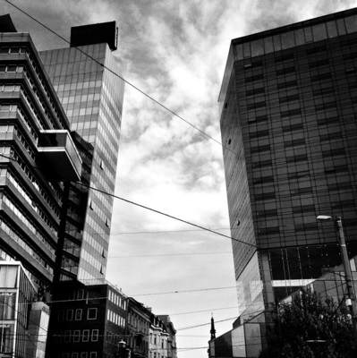 Sky Reflection / Schwarz-weiss  Fotografie von Fotografin Katerina Vankova | STRKNG