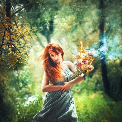 Burning tears / Fine Art  Fotografie von Fotografin Julie de Waroquier ★9 | STRKNG