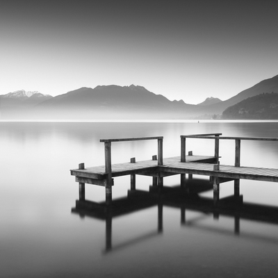 Light in Winter, Annecy Lake, France, 2016 / Fine Art  Fotografie von Fotograf Arnaud Bathiard ★10 | STRKNG