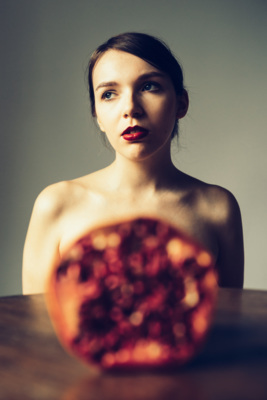 pomegranate / Conceptual  photography by Model Liz Appletree ★8 | STRKNG