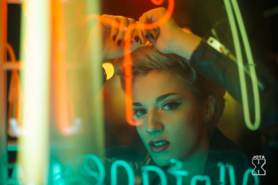 Flamingo´s neon / Nacht  Fotografie von Fotograf jota lux | STRKNG