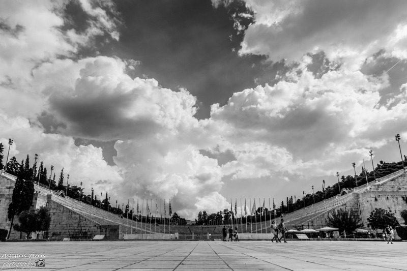 Kallimarmaron stadium! - &copy; Zisimos Zizos | Black and White