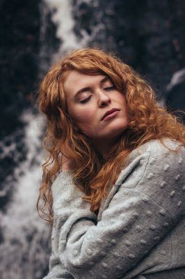 Iceland Waterfall / People  photography by Photographer Wolfslord Photography ★3 | STRKNG