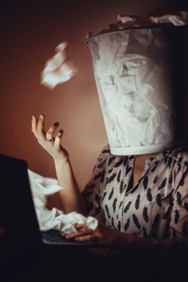 Social Media Garbage / Conceptual  photography by Photographer Lichttherapie. ★6 | STRKNG