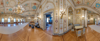 Musiksaal im Stadtschloss Wiesbaden / Interior  photography by Photographer Chris Witzani ★1 | STRKNG