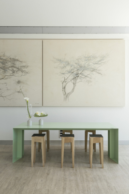 Green Room by 2Me Gallery at  Internazionali di Tennis BNL / Interior  photography by Photographer Studio Daido ★1 | STRKNG