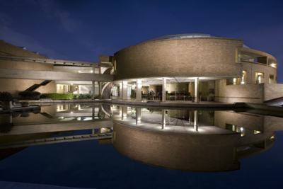 Virgilio Barco Library Reflection Pool / Interior  photography by Photographer Mike Butler ★2 | STRKNG