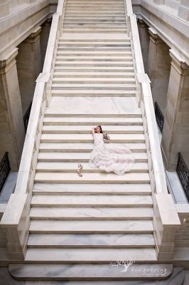 The Staircase / Wedding  photography by Photographer Ken Gehring | STRKNG